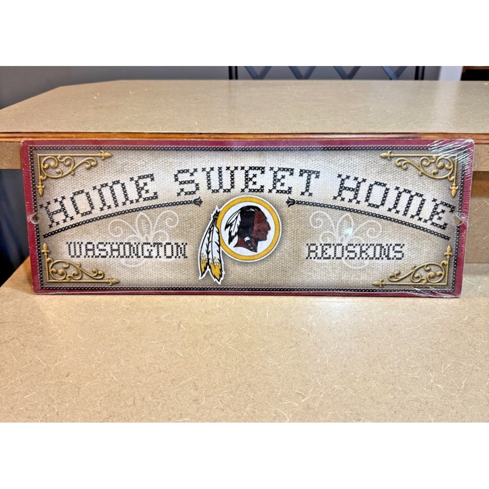 Washington Redskins "Home Sweet Home" 6x17 Inch Sign by WinCraft